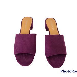 RAMPAGE Slip on Purple Sandals. Sz. 7.5